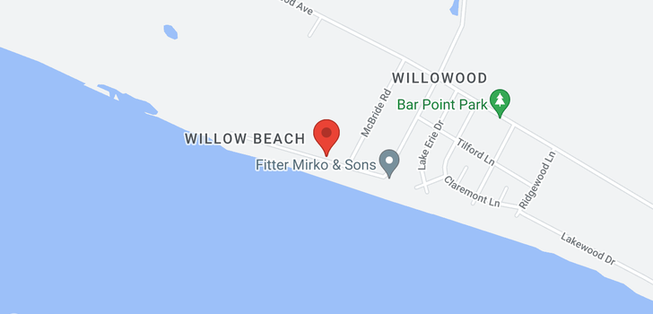 map of V/L WILLOW BEACH